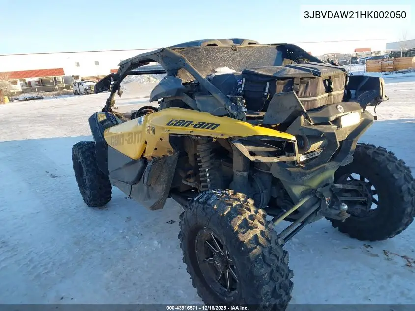 3JBVDAW21HK002050 2017 Can-Am Maverick X3