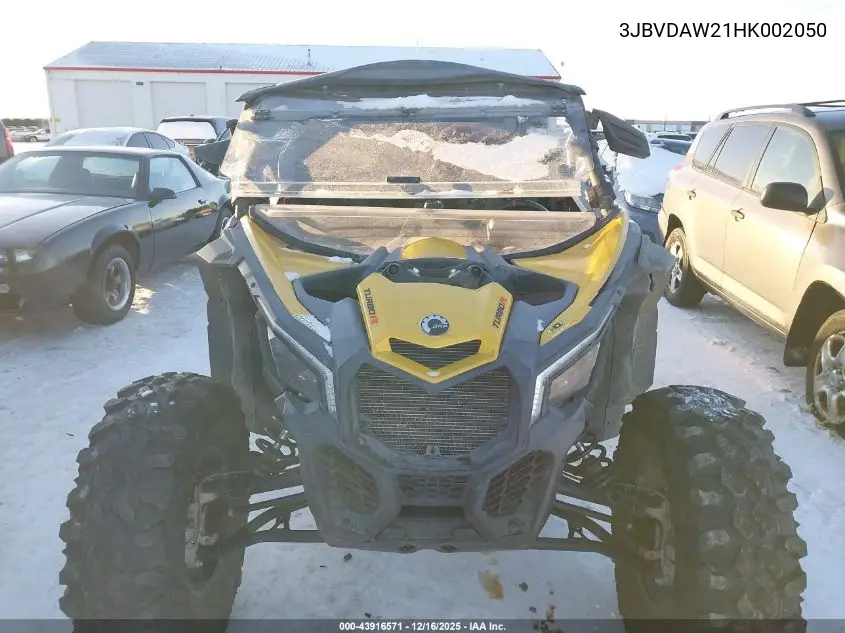 3JBVDAW21HK002050 2017 Can-Am Maverick X3