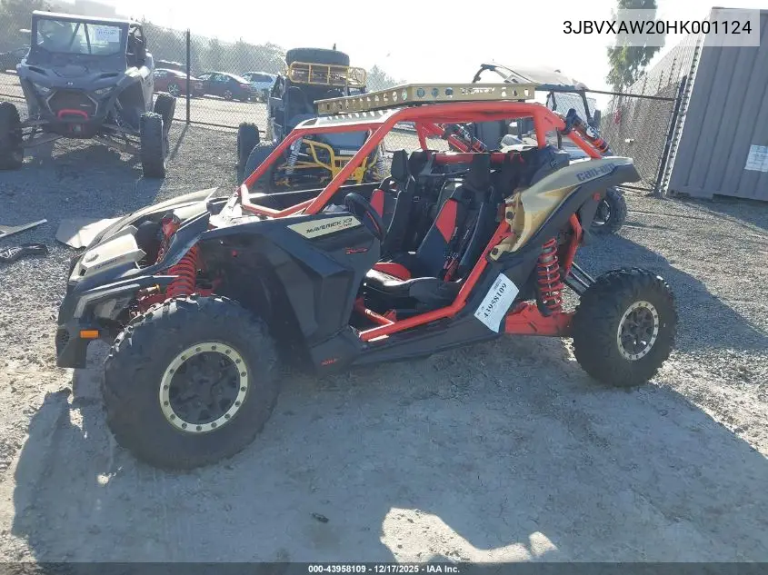 3JBVXAW20HK001124 2017 Can-Am Maverick X3 X Rs Turbo R