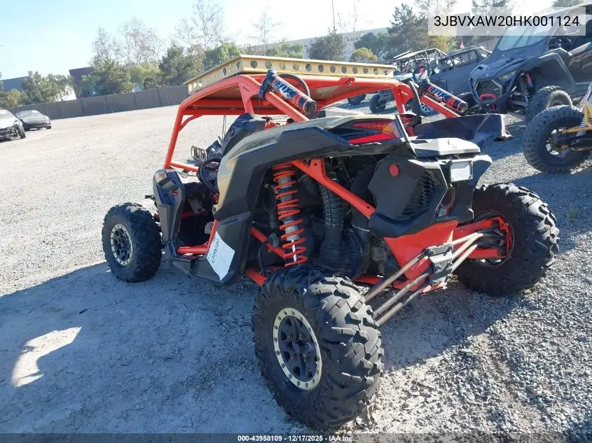 3JBVXAW20HK001124 2017 Can-Am Maverick X3 X Rs Turbo R