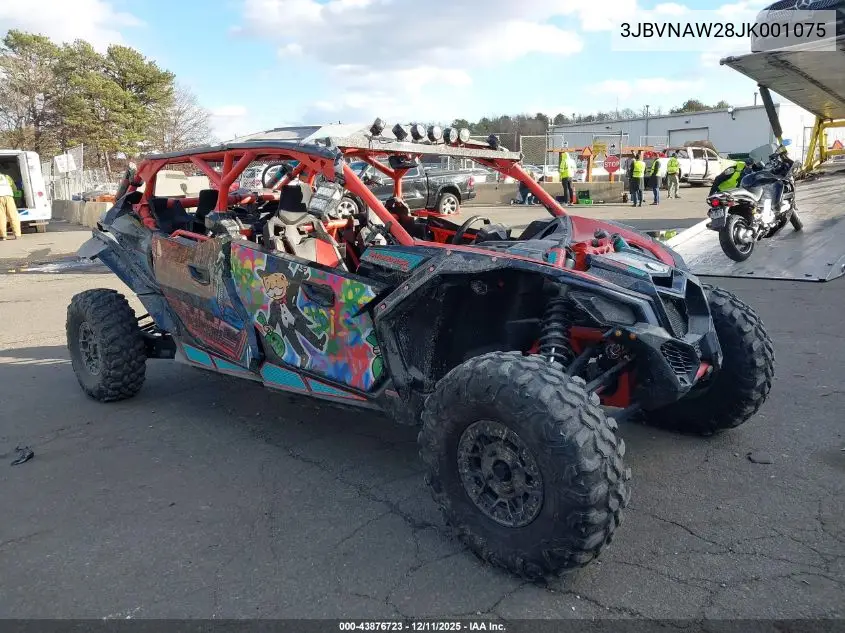 2018 Can-Am Maverick X3 Max X Rs Turbo R VIN: 3JBVNAW28JK001075 Lot: 43876723