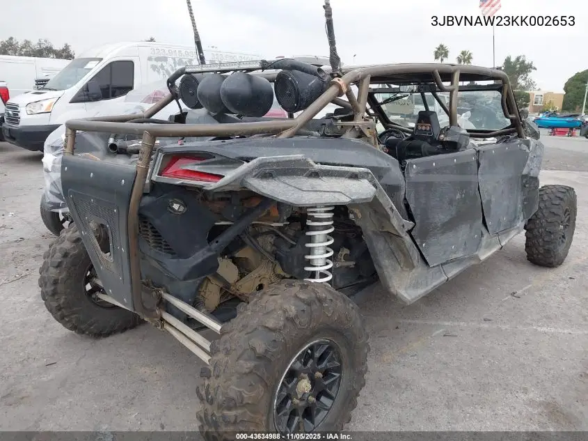 3JBVNAW23KK002653 2019 Can-Am Maverick X3 Max X Rs Turbo R