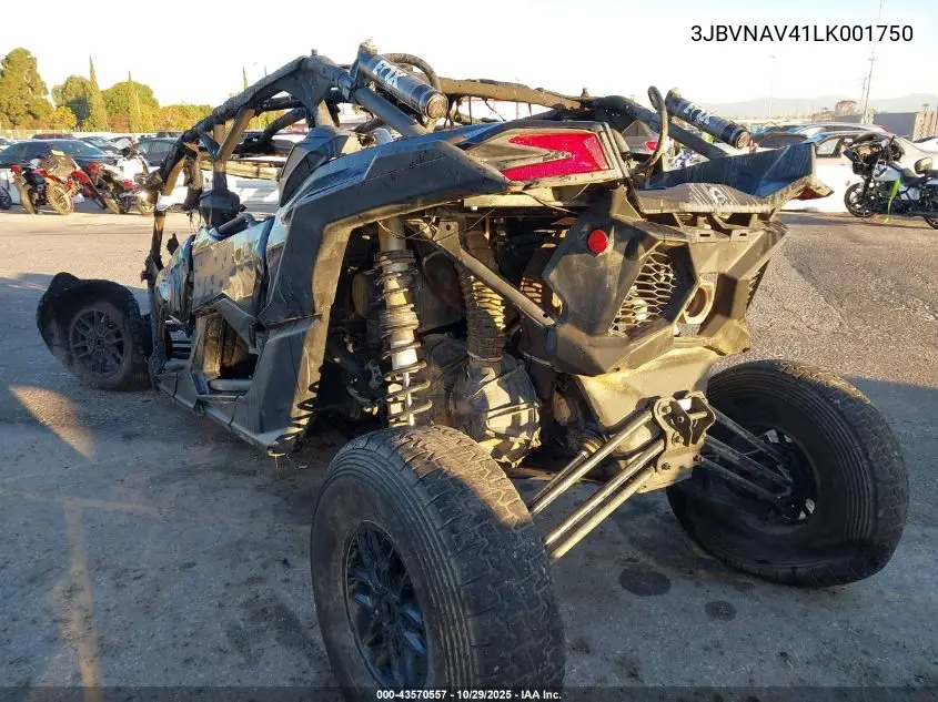 3JBVNAV41LK001750 2020 Can-Am Maverick X3 Max X Rs Turbo Rr