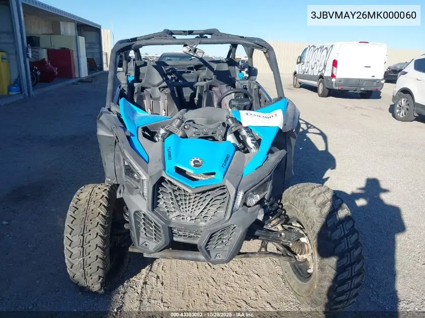 3JBVMAY26MK000060 2021 Can-Am Maverick X3 Max Ds Turbo