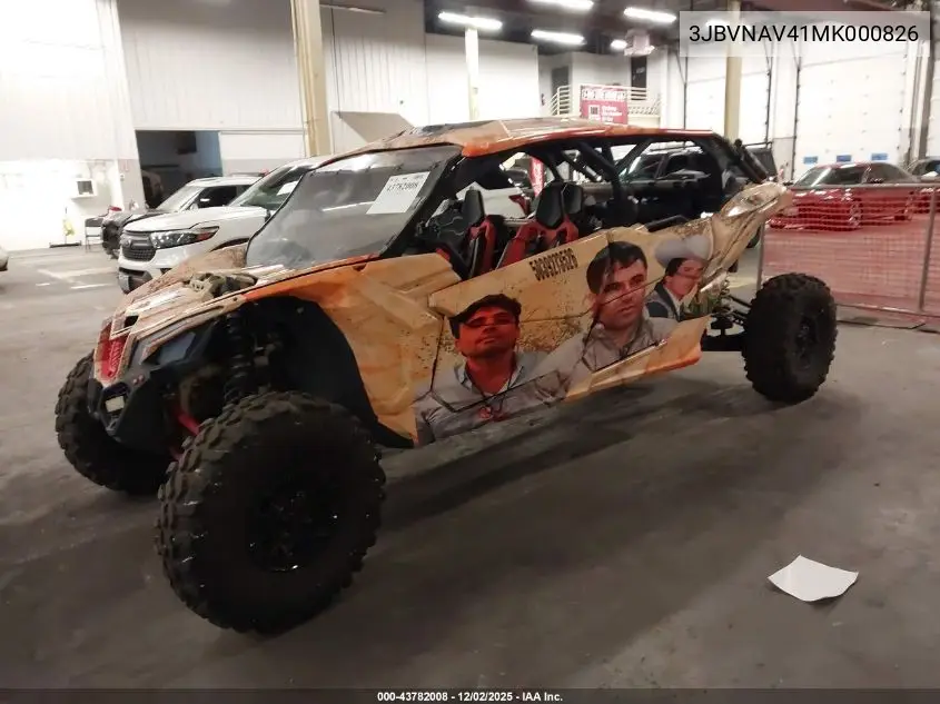 3JBVNAV41MK000826 2021 Can-Am Maverick X3 Max X Rs Turbo Rr