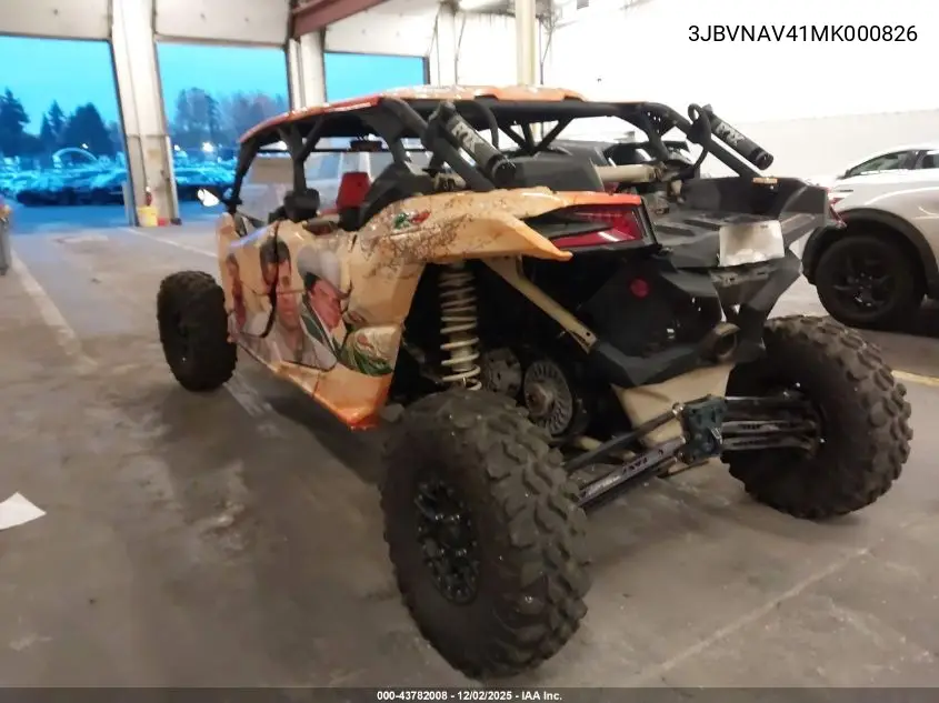 3JBVNAV41MK000826 2021 Can-Am Maverick X3 Max X Rs Turbo Rr