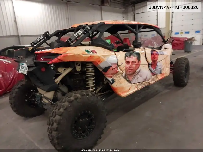 3JBVNAV41MK000826 2021 Can-Am Maverick X3 Max X Rs Turbo Rr