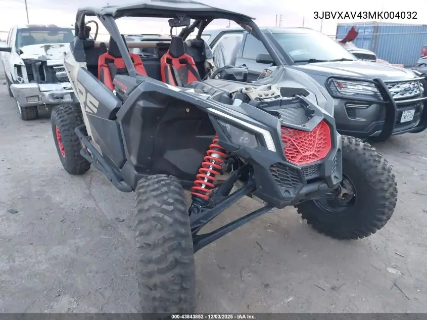 3JBVXAV43MK004032 2021 Can-Am Maverick X3 X Rs Turbo Rr