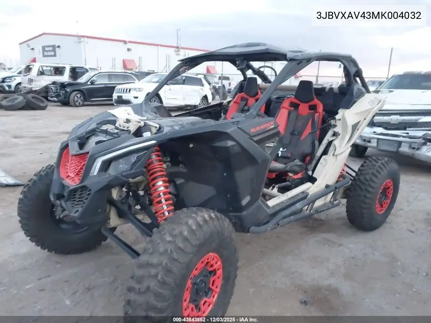 3JBVXAV43MK004032 2021 Can-Am Maverick X3 X Rs Turbo Rr