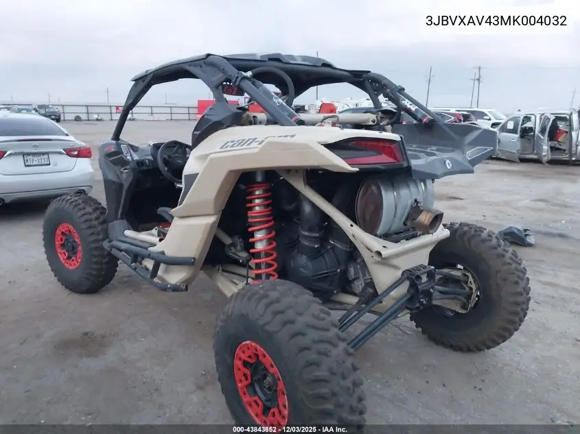 3JBVXAV43MK004032 2021 Can-Am Maverick X3 X Rs Turbo Rr