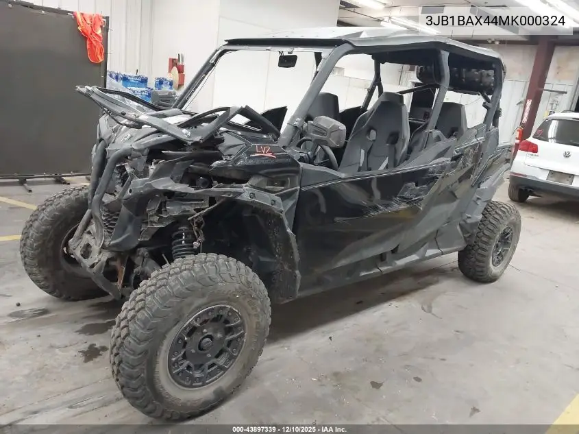 2021 Can-Am Maverick Sport Max Dps 1000R VIN: 3JB1BAX44MK000324 Lot: 43897339