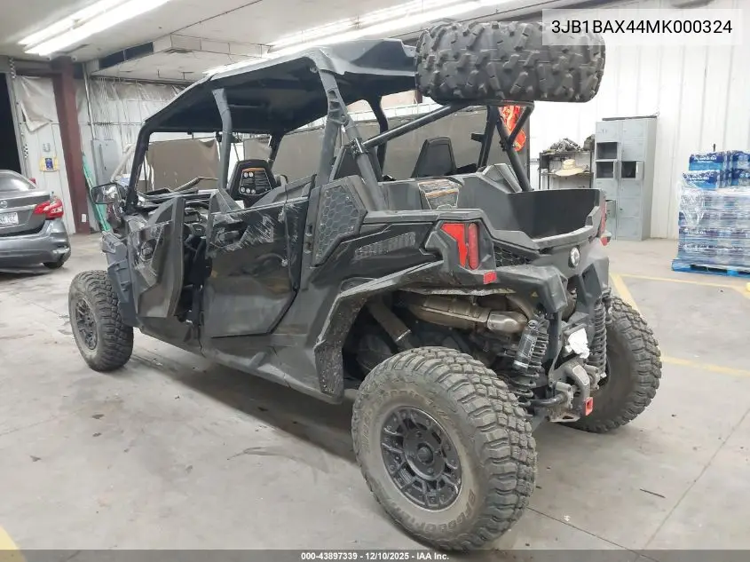 2021 Can-Am Maverick Sport Max Dps 1000R VIN: 3JB1BAX44MK000324 Lot: 43897339