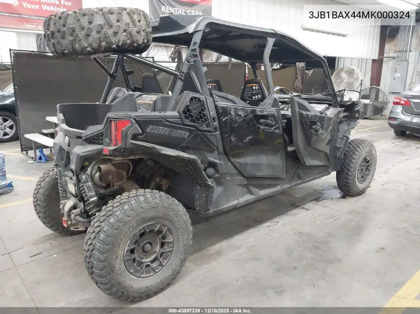2021 Can-Am Maverick Sport Max Dps 1000R VIN: 3JB1BAX44MK000324 Lot: 43897339
