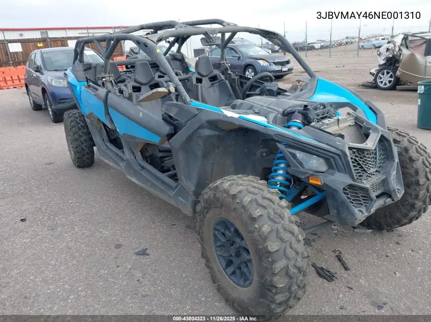 3JBVMAY46NE001310 2022 Can-Am Maverick X3 Max Ds Turbo