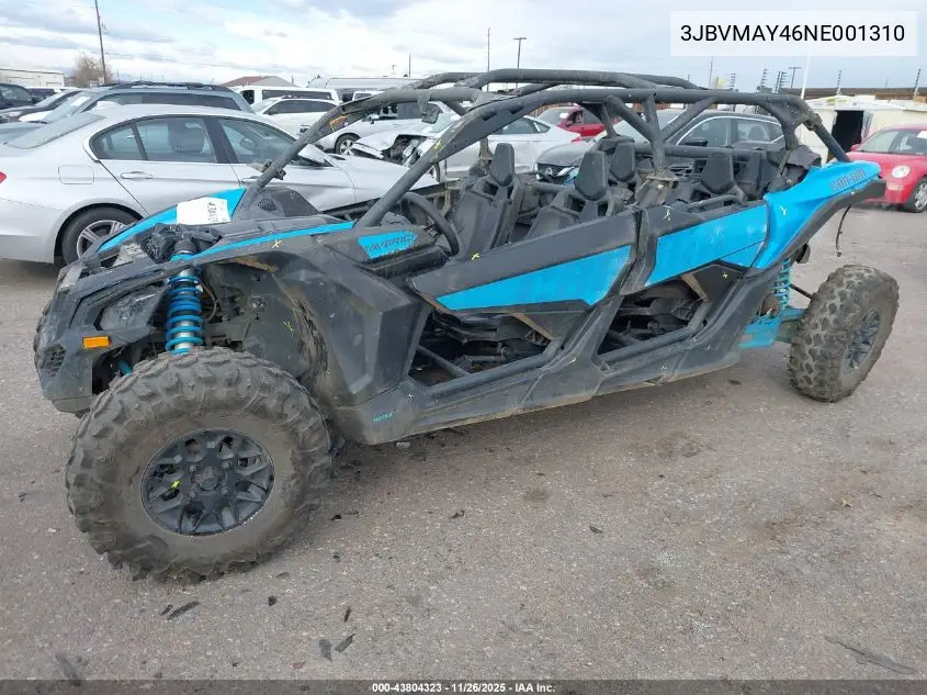 3JBVMAY46NE001310 2022 Can-Am Maverick X3 Max Ds Turbo