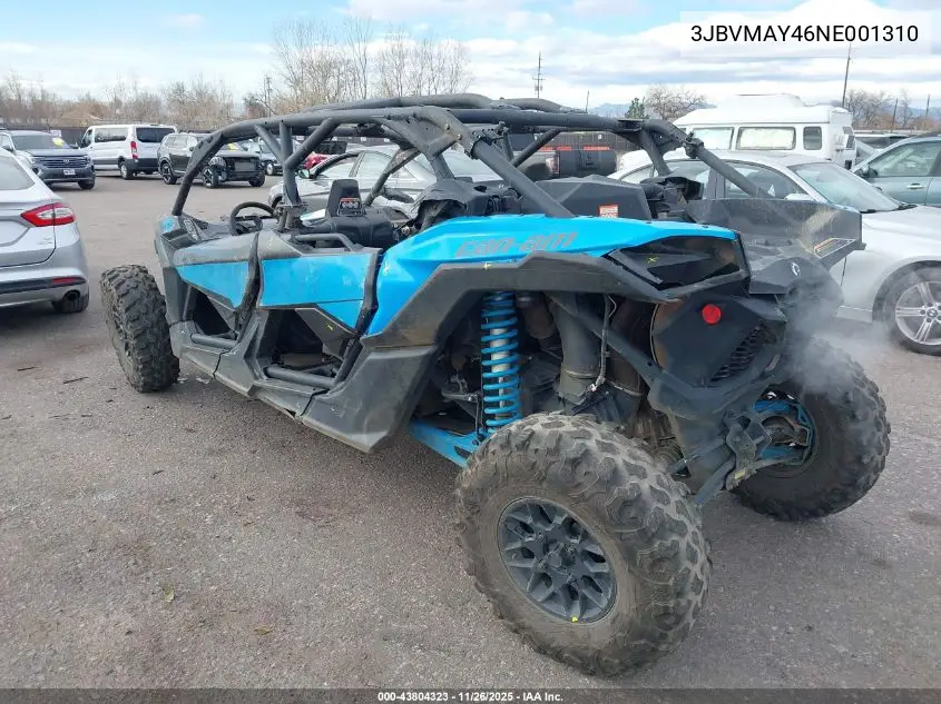 3JBVMAY46NE001310 2022 Can-Am Maverick X3 Max Ds Turbo