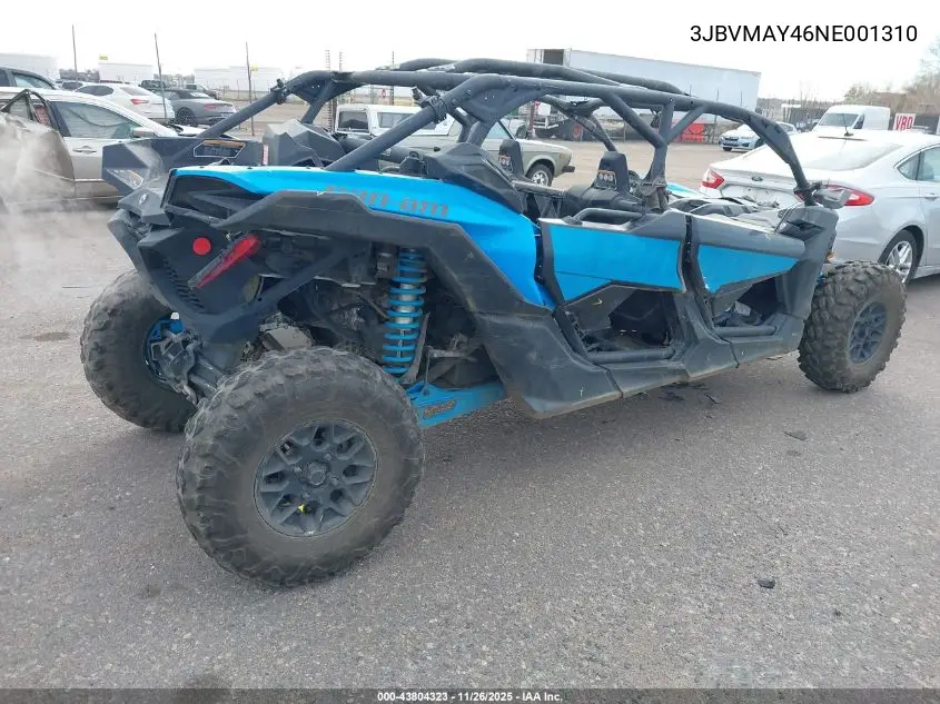 3JBVMAY46NE001310 2022 Can-Am Maverick X3 Max Ds Turbo
