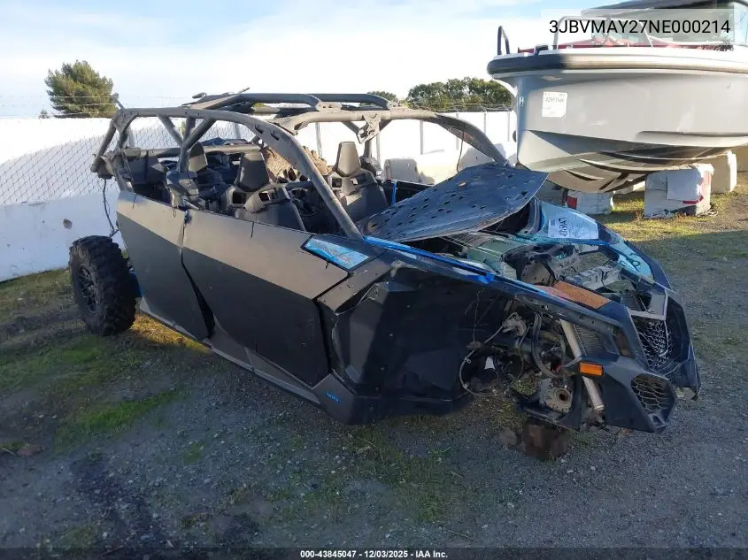 3JBVMAY27NE000214 2022 Can-Am Maverick X3 Max Ds Turbo