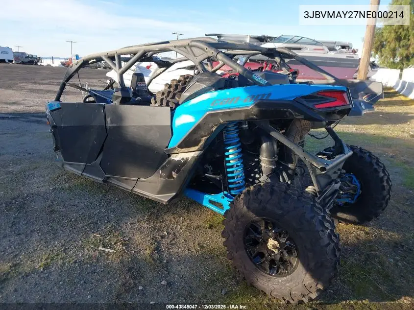 3JBVMAY27NE000214 2022 Can-Am Maverick X3 Max Ds Turbo