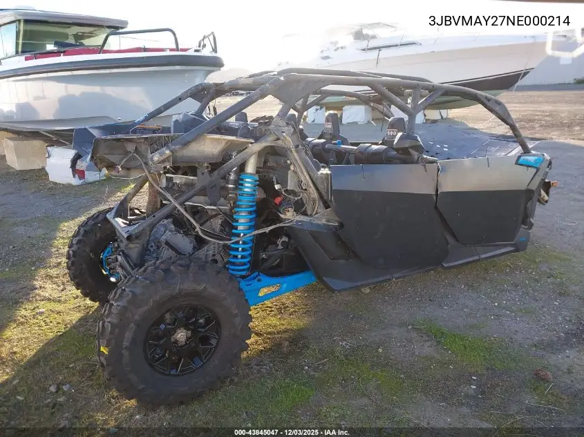 3JBVMAY27NE000214 2022 Can-Am Maverick X3 Max Ds Turbo