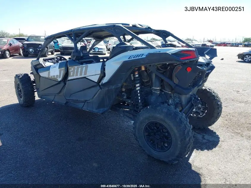 3JBVMAY43RE000251 2024 Can-Am Maverick X3 Max Ds Turbo