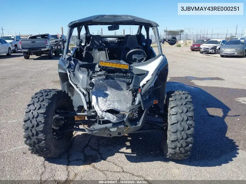 3JBVMAY43RE000251 2024 Can-Am Maverick X3 Max Ds Turbo