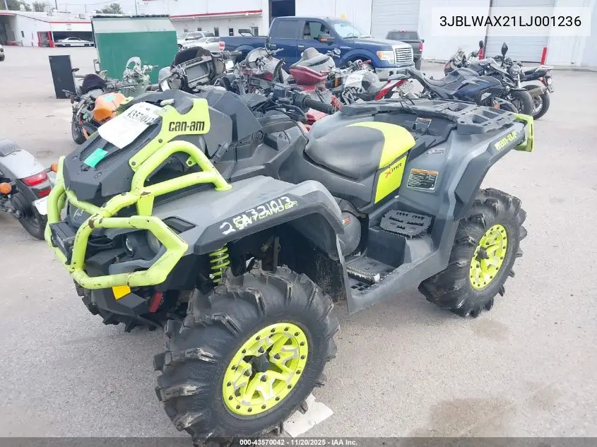 3JBLWAX21LJ001236 2020 Can-Am Outlander X Mr 1000R