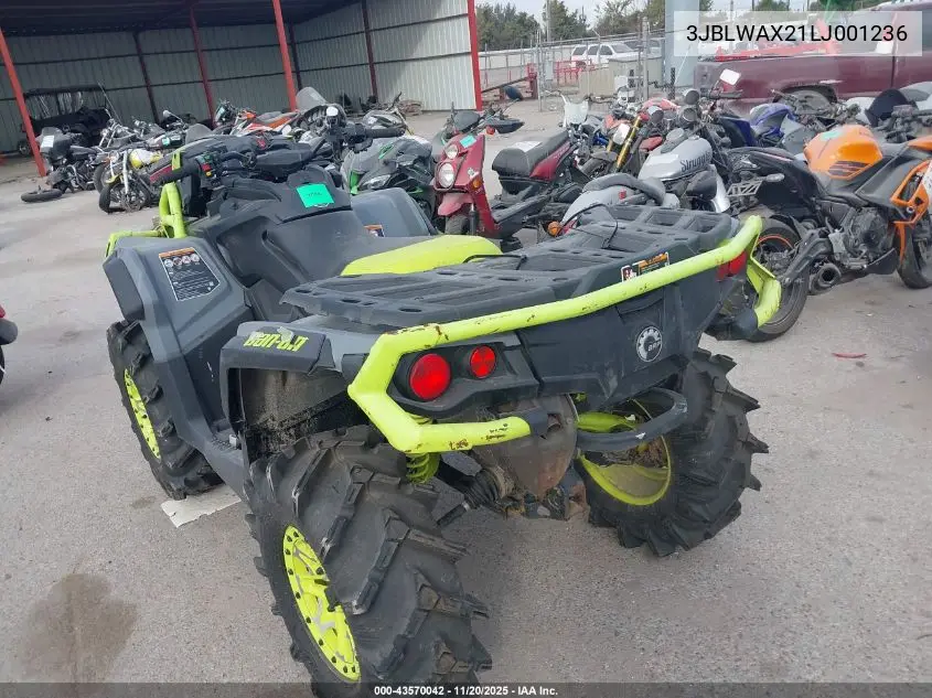 3JBLWAX21LJ001236 2020 Can-Am Outlander X Mr 1000R