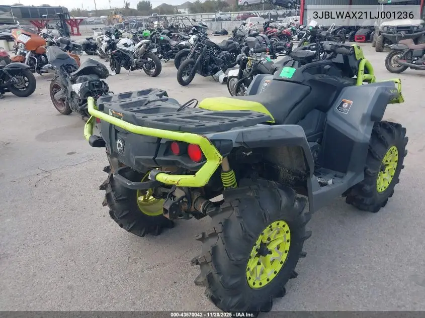 3JBLWAX21LJ001236 2020 Can-Am Outlander X Mr 1000R