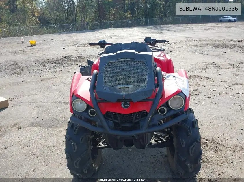 3JBLWAT48NJ000336 2022 Can-Am Outlander X Mr 570