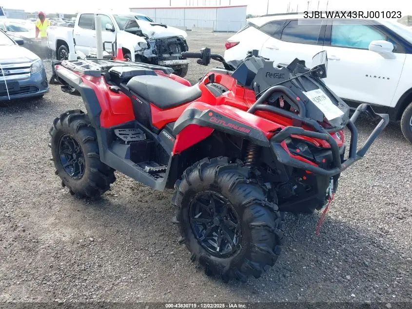 3JBLWAX43RJ001023 2024 Can-Am Outlander X Mr 1000R