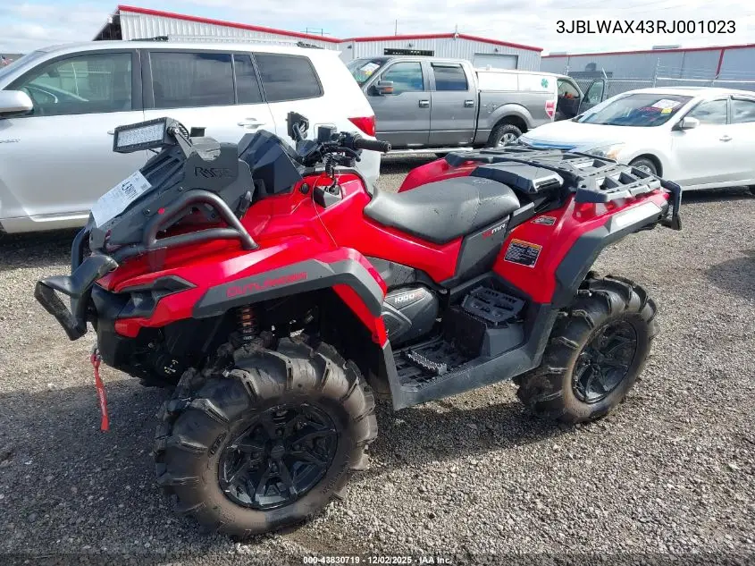 3JBLWAX43RJ001023 2024 Can-Am Outlander X Mr 1000R