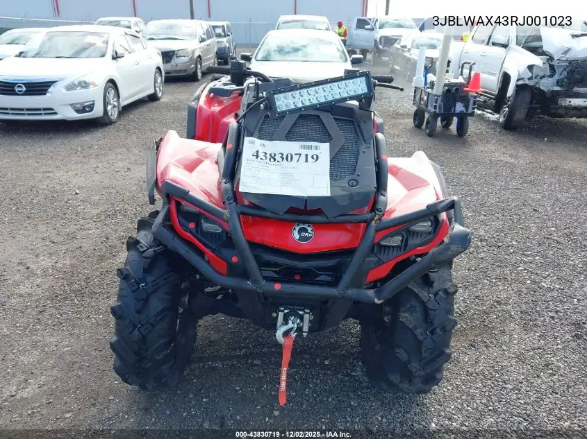 3JBLWAX43RJ001023 2024 Can-Am Outlander X Mr 1000R