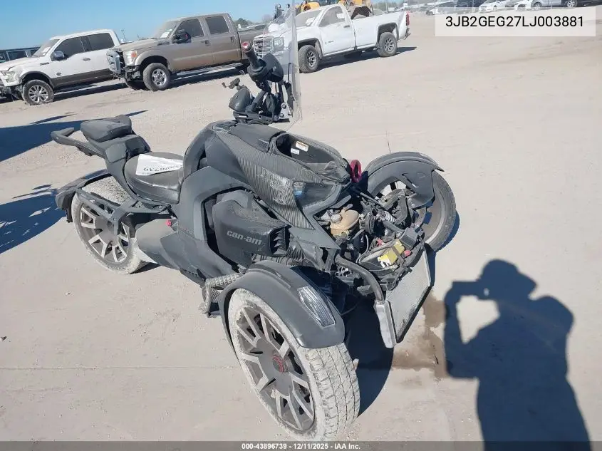 3JB2GEG27LJ003881 2020 Can-Am Ryker Rally Edition