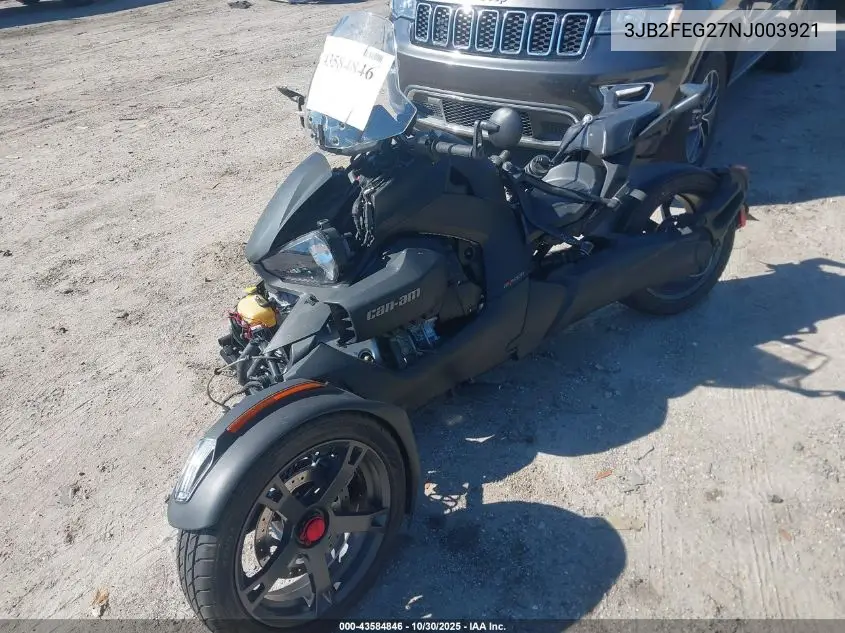 3JB2FEG27NJ003921 2022 Can-Am Ryker