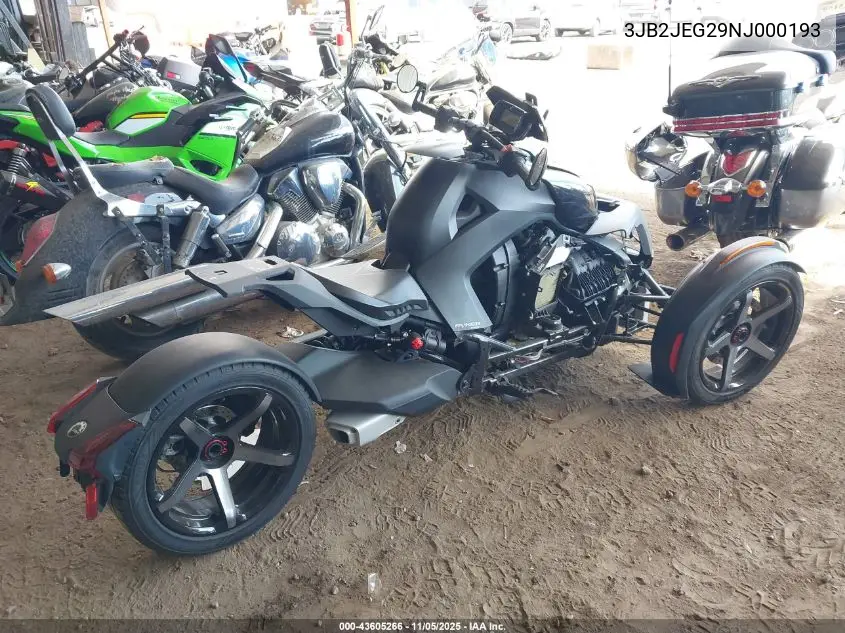 3JB2JEG29NJ000193 2022 Can-Am Ryker Sport