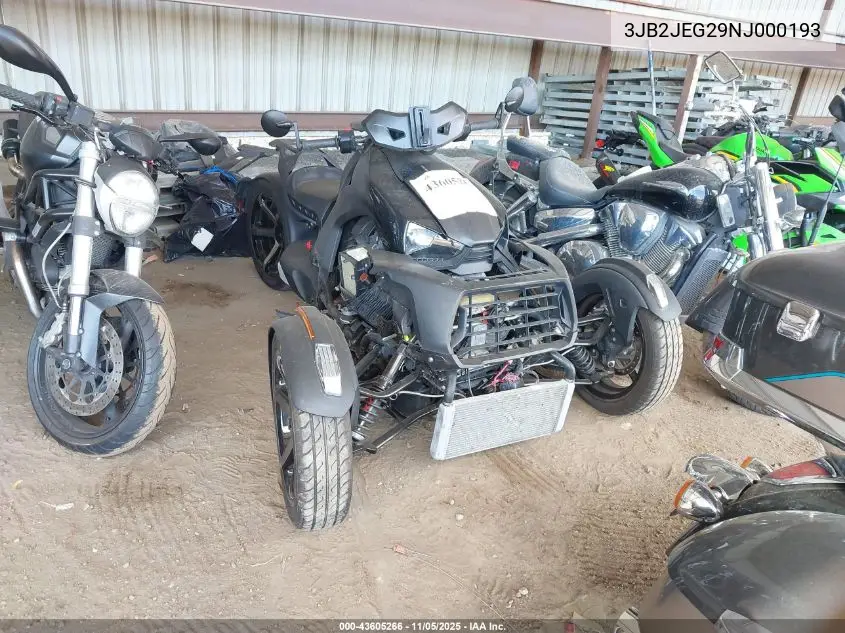 3JB2JEG29NJ000193 2022 Can-Am Ryker Sport