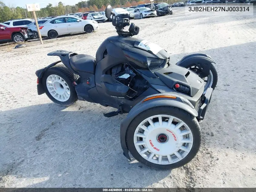 3JB2HEH27NJ003314 2022 Can-Am Ryker Rally Edition