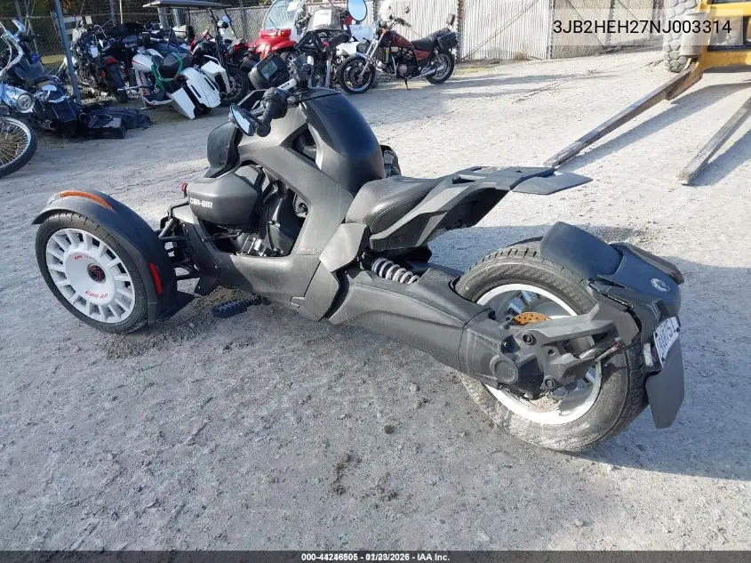 3JB2HEH27NJ003314 2022 Can-Am Ryker Rally Edition