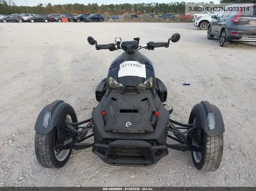 3JB2HEH27NJ003314 2022 Can-Am Ryker Rally Edition