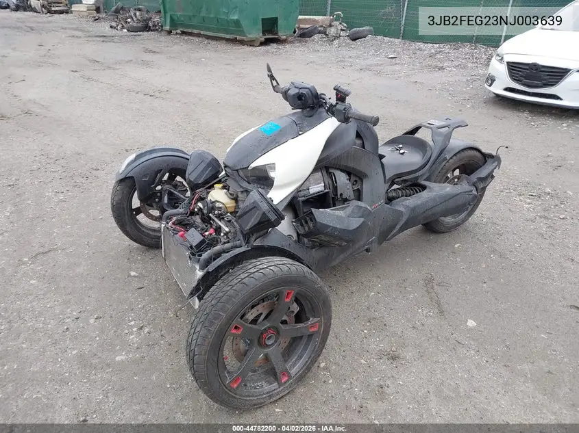 3JB2FEG23NJ003639 2022 Can-Am Ryker