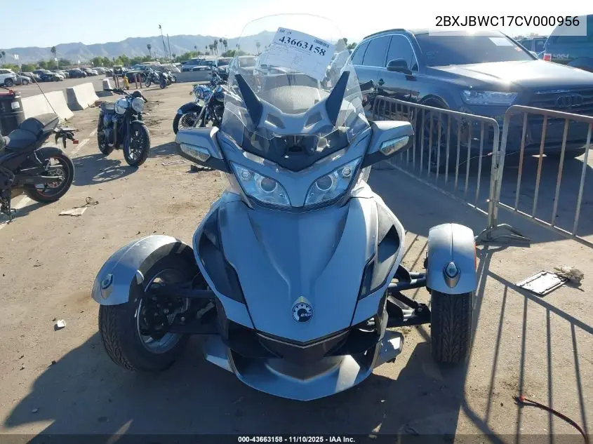 2BXJBWC17CV000956 2012 Can-Am Spyder Roadster Rts