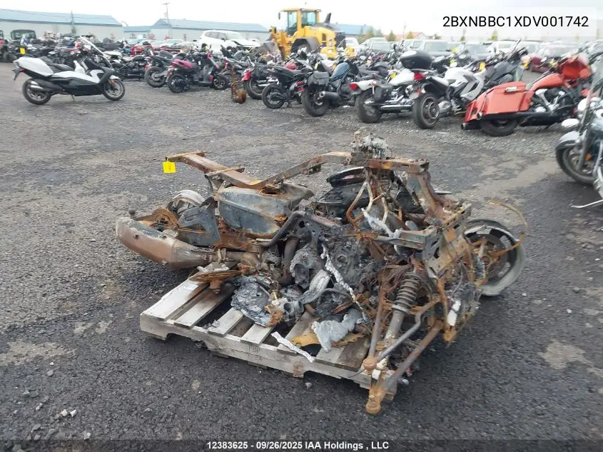 2BXNBBC1XDV001742 2013 Can-Am Spyder Roadster Rt/Rts/Rt Limited