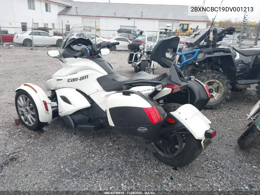 2BXNCBC19DV001213 2013 Can-Am Spyder Roadster St/Sts/St Limited