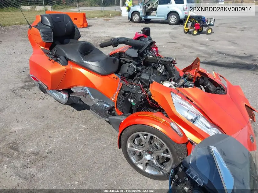 2BXNBDD28KV000914 2019 Can-Am Spyder Roadster Rt/Rt Limited