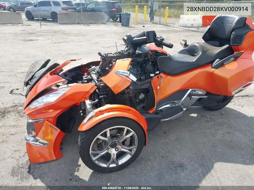 2BXNBDD28KV000914 2019 Can-Am Spyder Roadster Rt/Rt Limited
