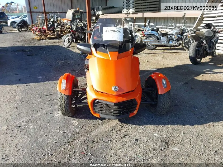 2BXREDD27KV000086 2019 Can-Am Spyder Roadster F3-T/F3 Limited