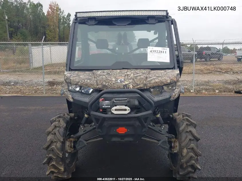 3JBUWAX41LK000748 2020 Can-Am Defender X Mr Hd10