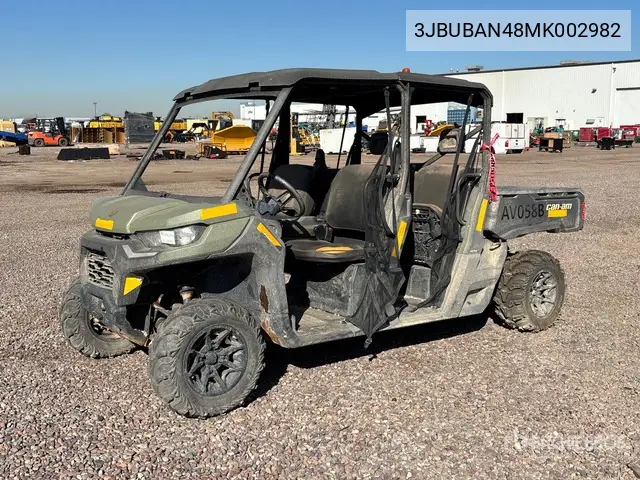 3JBUBAN48MK002982 2021 Can-Am Defender 2021 Can-Am Defender 4X4 Utility Vehicle