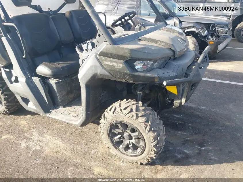 3JBUKAN46MK000924 2021 Can-Am Defender Xt Hd8
